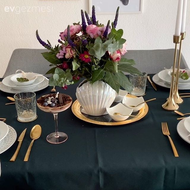 Mutfak masası, Altın, Siyah, Sunum, Çiçekler, Tablo, Duvar dekorasyonu