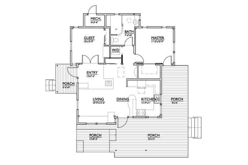 Kır Evi Ruhunu Yaşatan Eğik Çatılı 74 M2'lik Ahşap Ev!