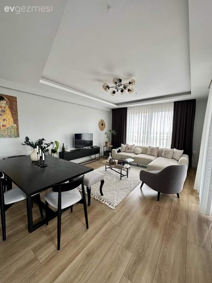 Salon, Modern, Beyaz, Siyah, Gri, Koltuk takımı, Berjer