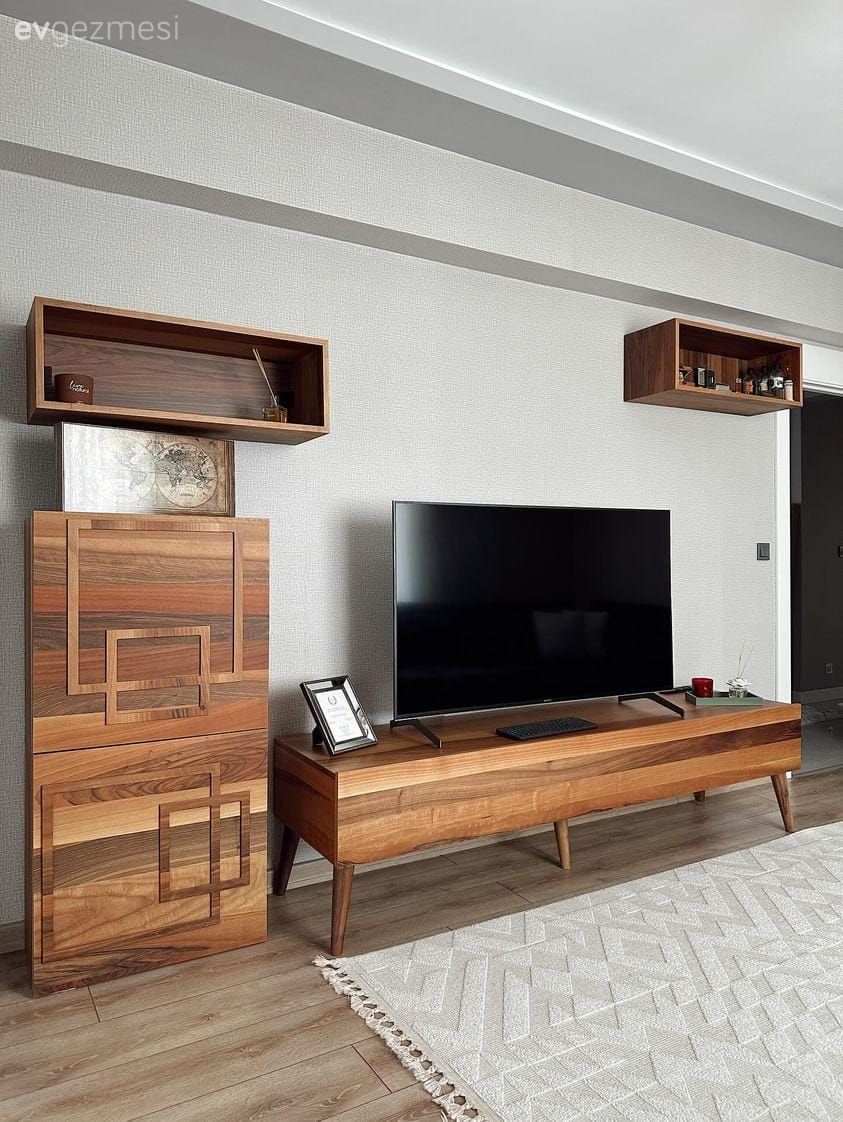 Ahşap Mobilya, Tv ünitesi, Tv ünitesi aksesuarları, Ev Aksesuar, Halı