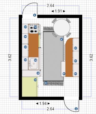 10 Metrekare Mutfakta Eşyalar Nasıl Yerleştirilir?