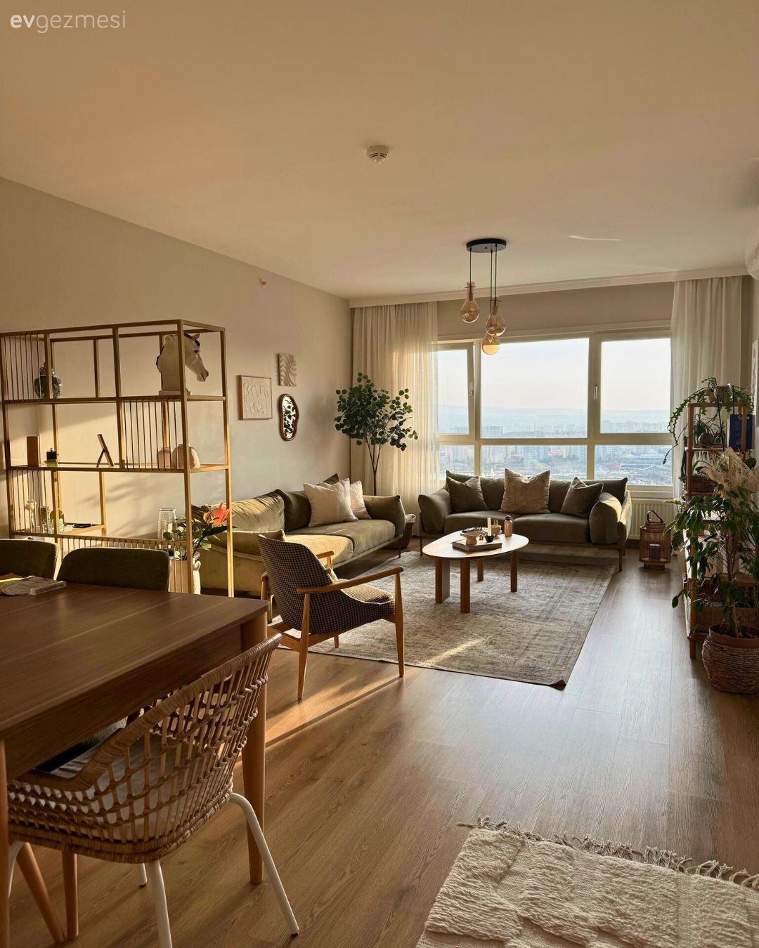 Bu Ankara Evinde Doğadan Esinlenen Bir Renk Paleti Var