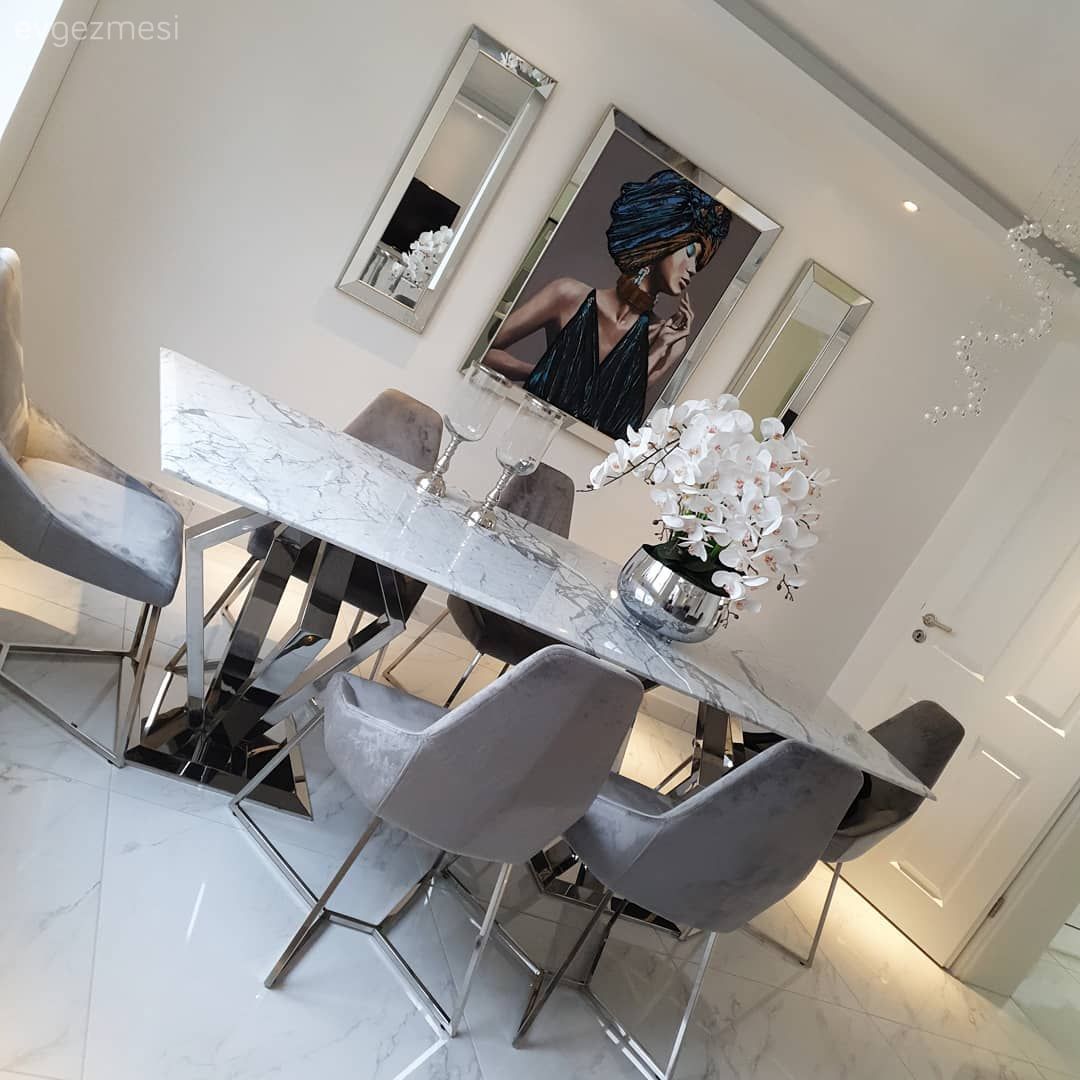 Gösterişli Detayları Tam Ayarında Kullanan Şık Bir Dekor