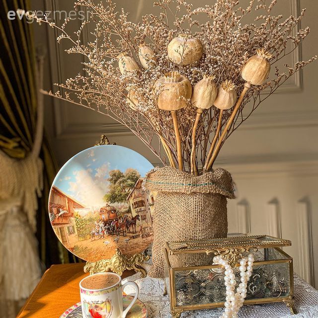 Dekoratif Objeler, Vazo, Ev Aksesuar, Çiçekler