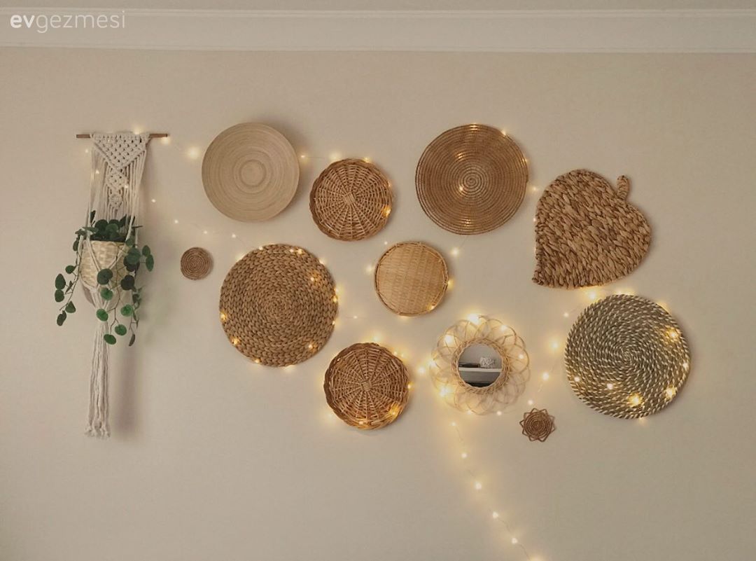 Duvar dekorasyonu, Hasır, Makrome