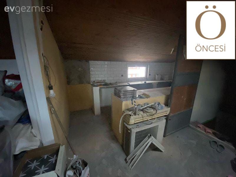 Öncesi&Sonrası: Depo Görevi Gören Çatı Katı Artık Ayrı Bir Yaşam Alanı!