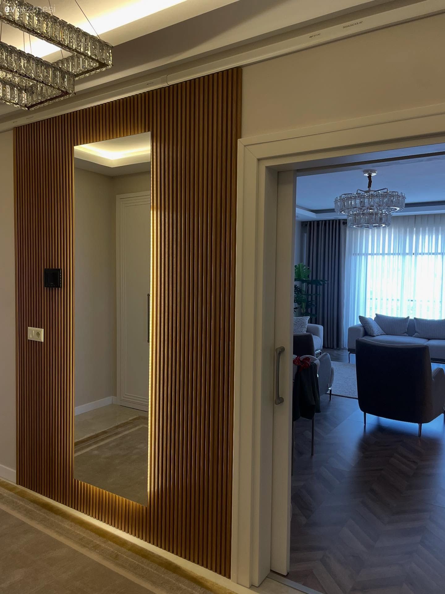 Duvar çıtalama, Ayna, Boy aynası, Led aydınlatma, Aydınlatma