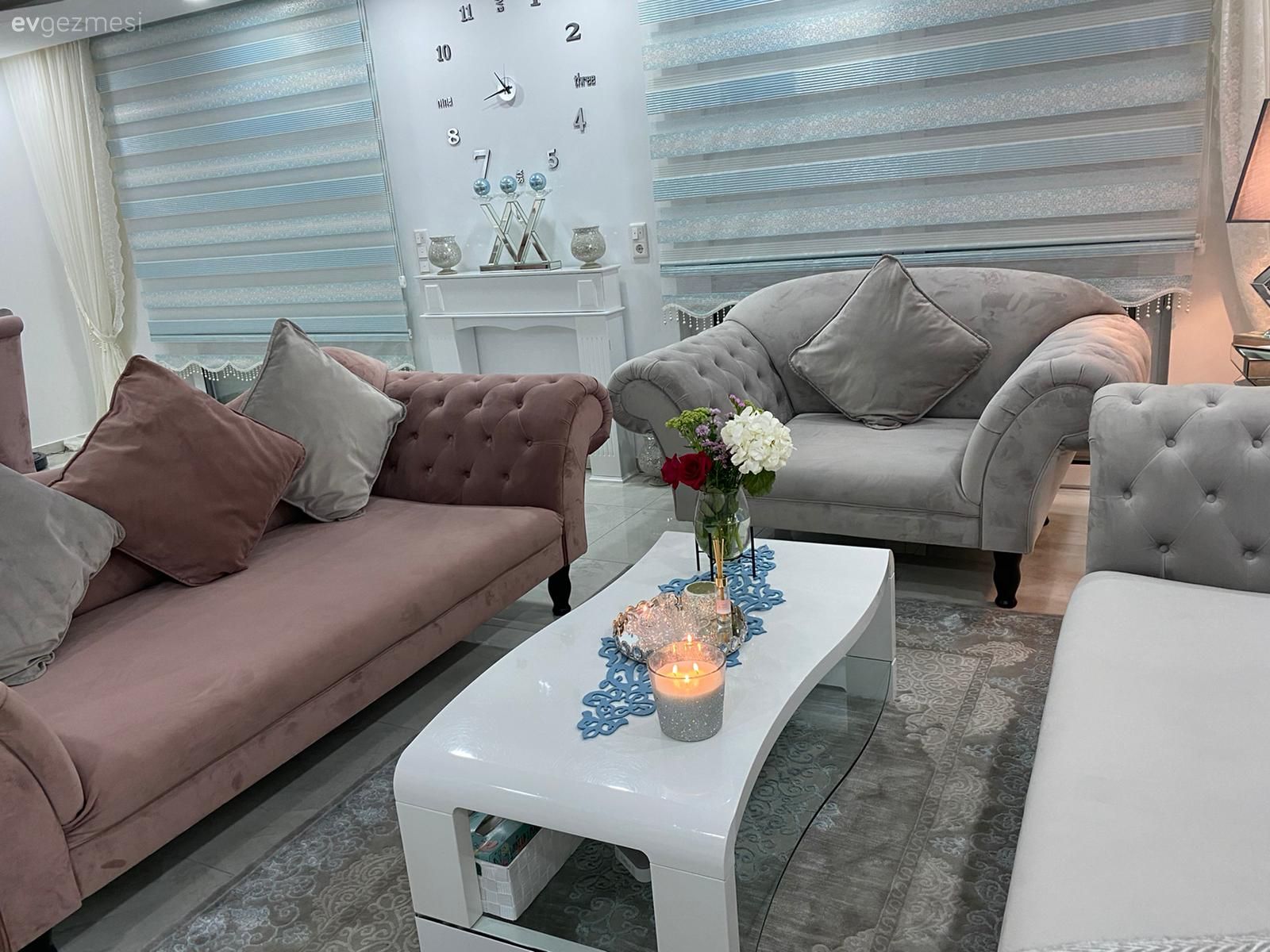 Bu Evde Işıltı ve Sükunet Dengesi Oldukça İyi Ayarlanmış!
