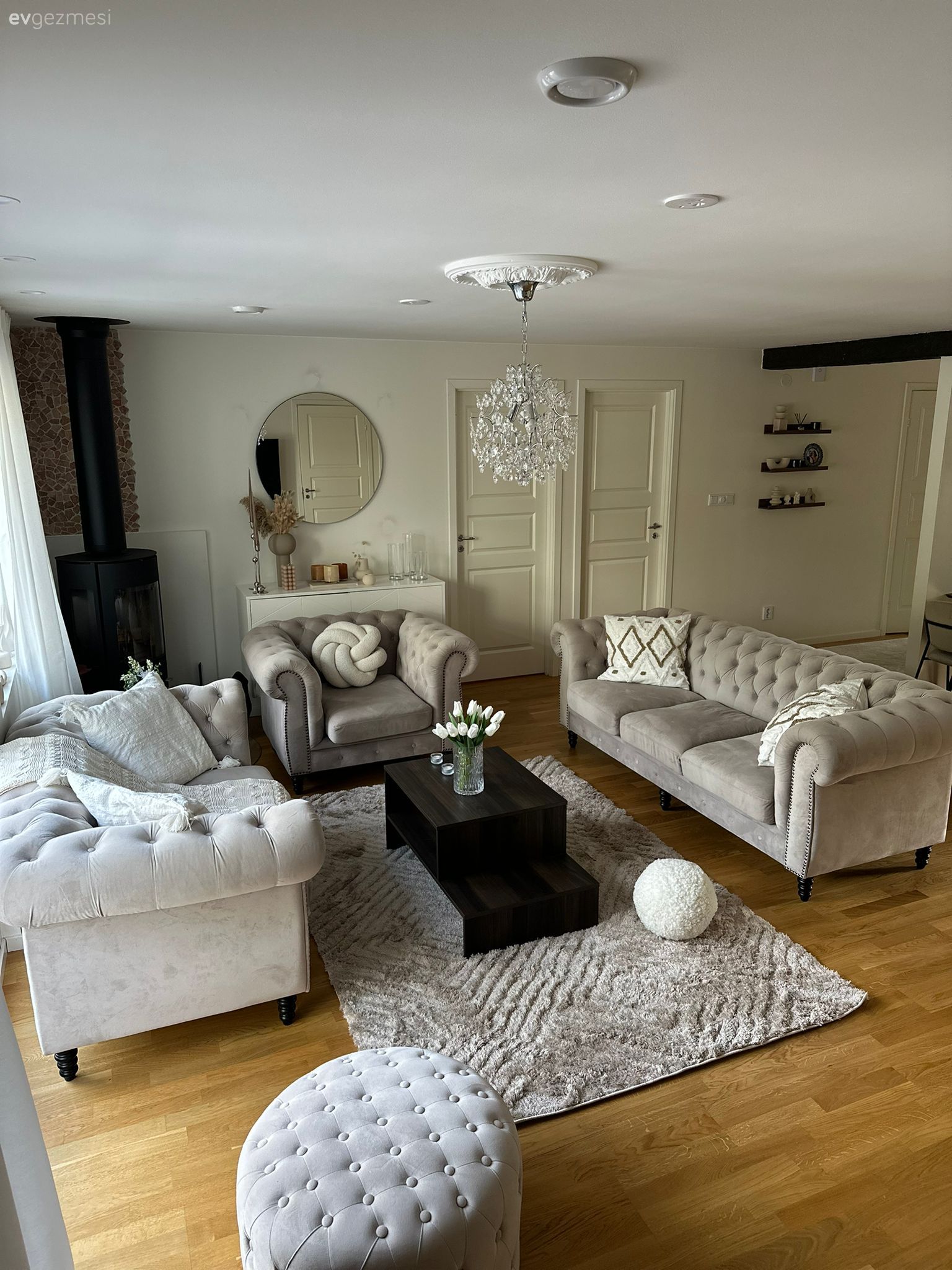 Country Parçaları Kullanan Bu Dekorun Bıraktığı His Modern!