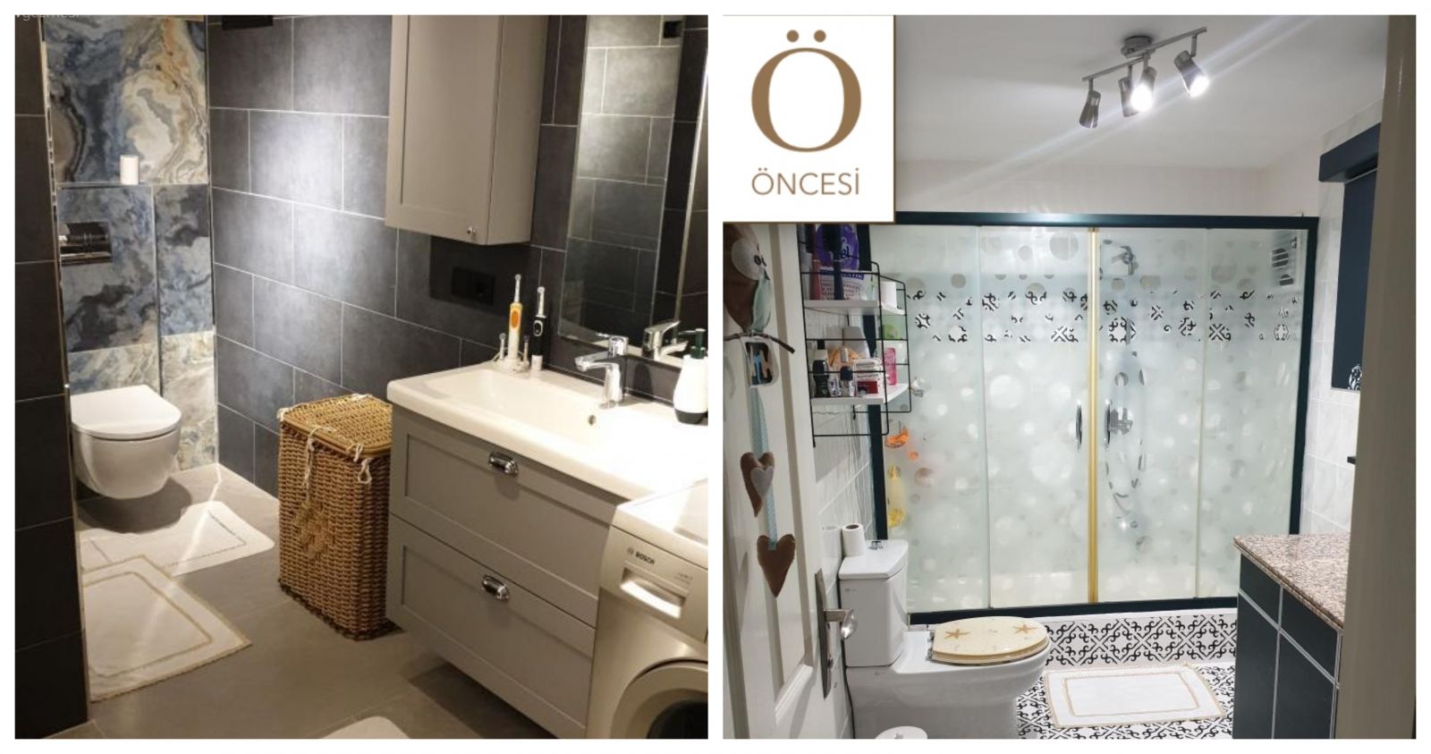 Öncesi&Sonrası: Bu Banyonun Eski Haliyle Alakası Kalmamış