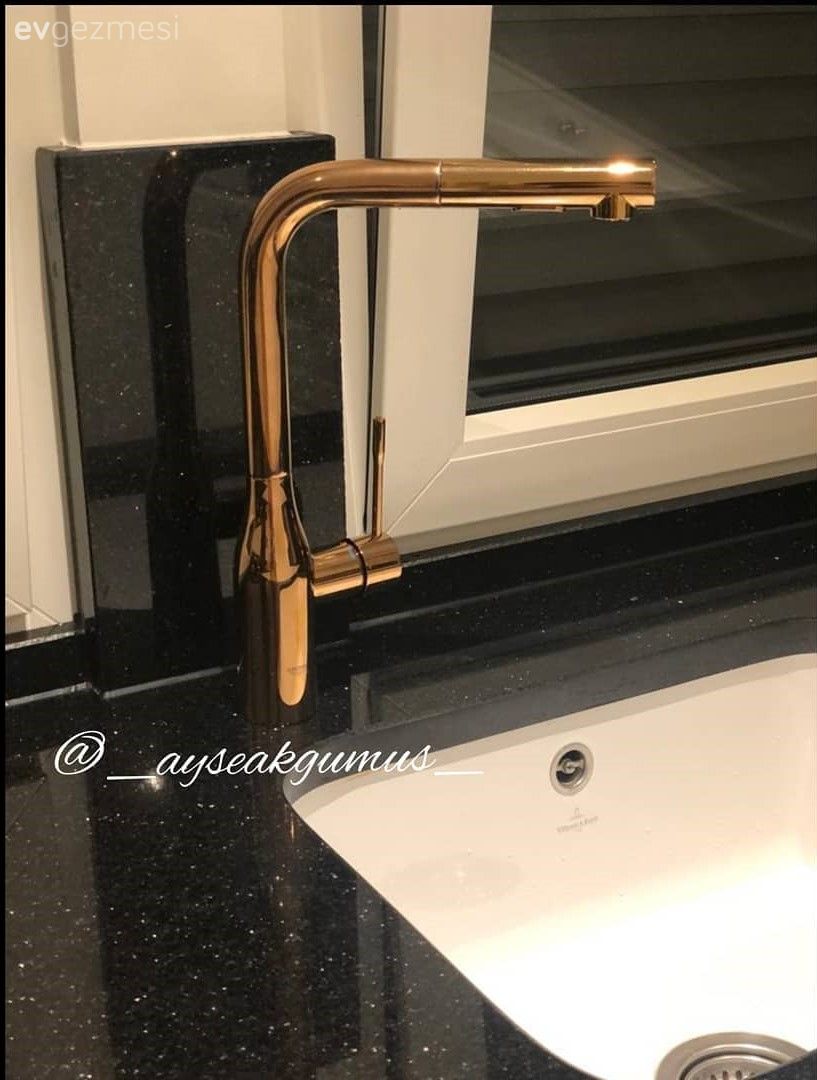 Mutfak, Mutfak aksesuarları, Siyah, Beyaz, Altın