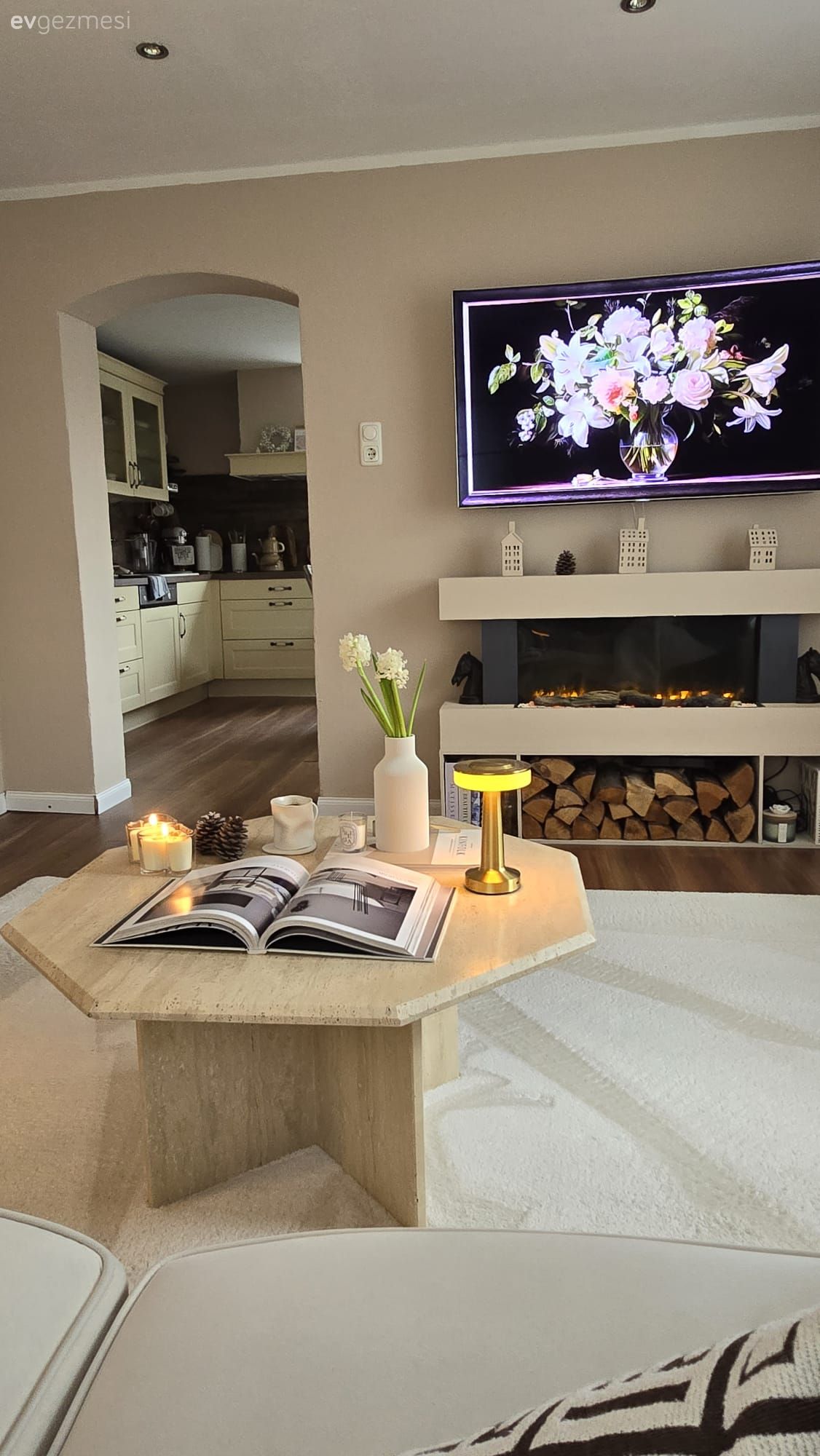 Keskin Hatları Sevmeyen Bu Evde Her Alanın Yumuşak Tavrı Var!