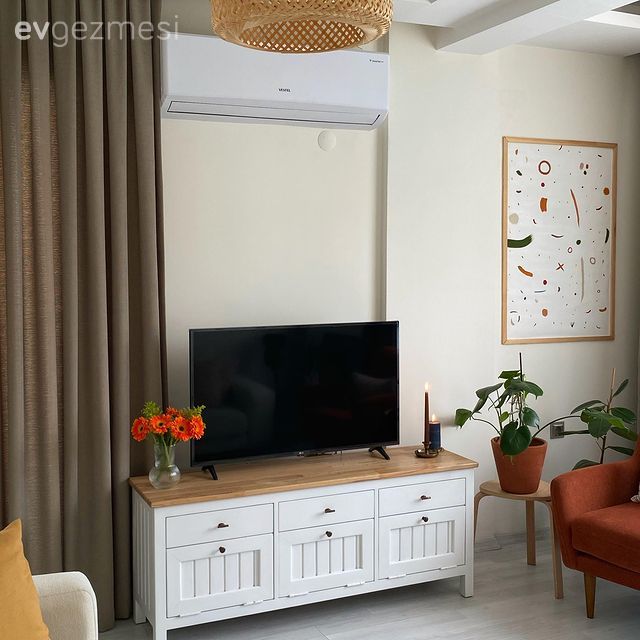 Fon perde, Perde, Vizon, Beyaz, Turuncu, Berjer, Saksı, Tv ünitesi, Tv ünitesi aksesuarları, Ev Aksesuar, Hasır avize