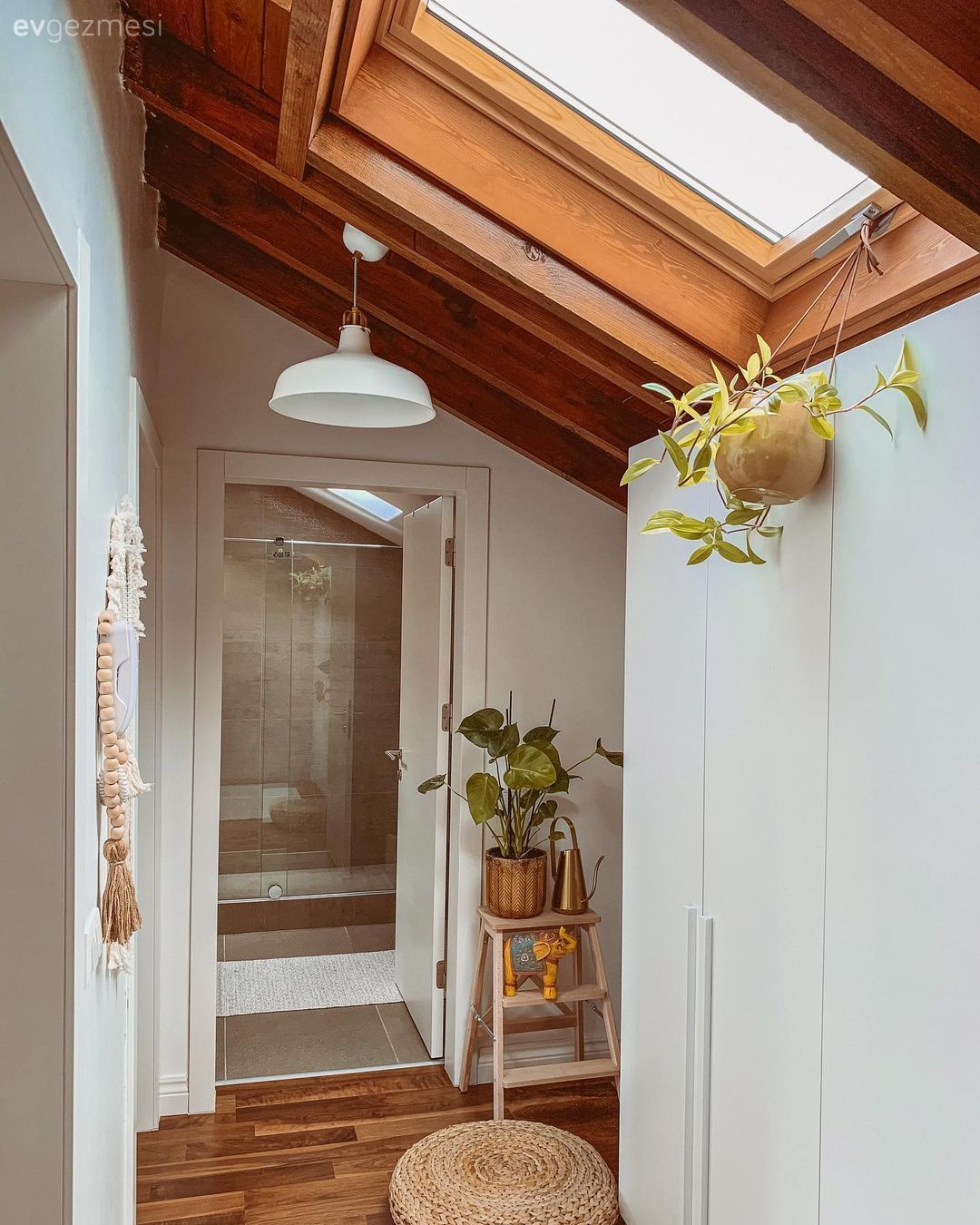 Çatı katı, Dubleks evler, Beyaz, Sarkıt, Aydınlatma, Ev bitkisi, Çiçeklik