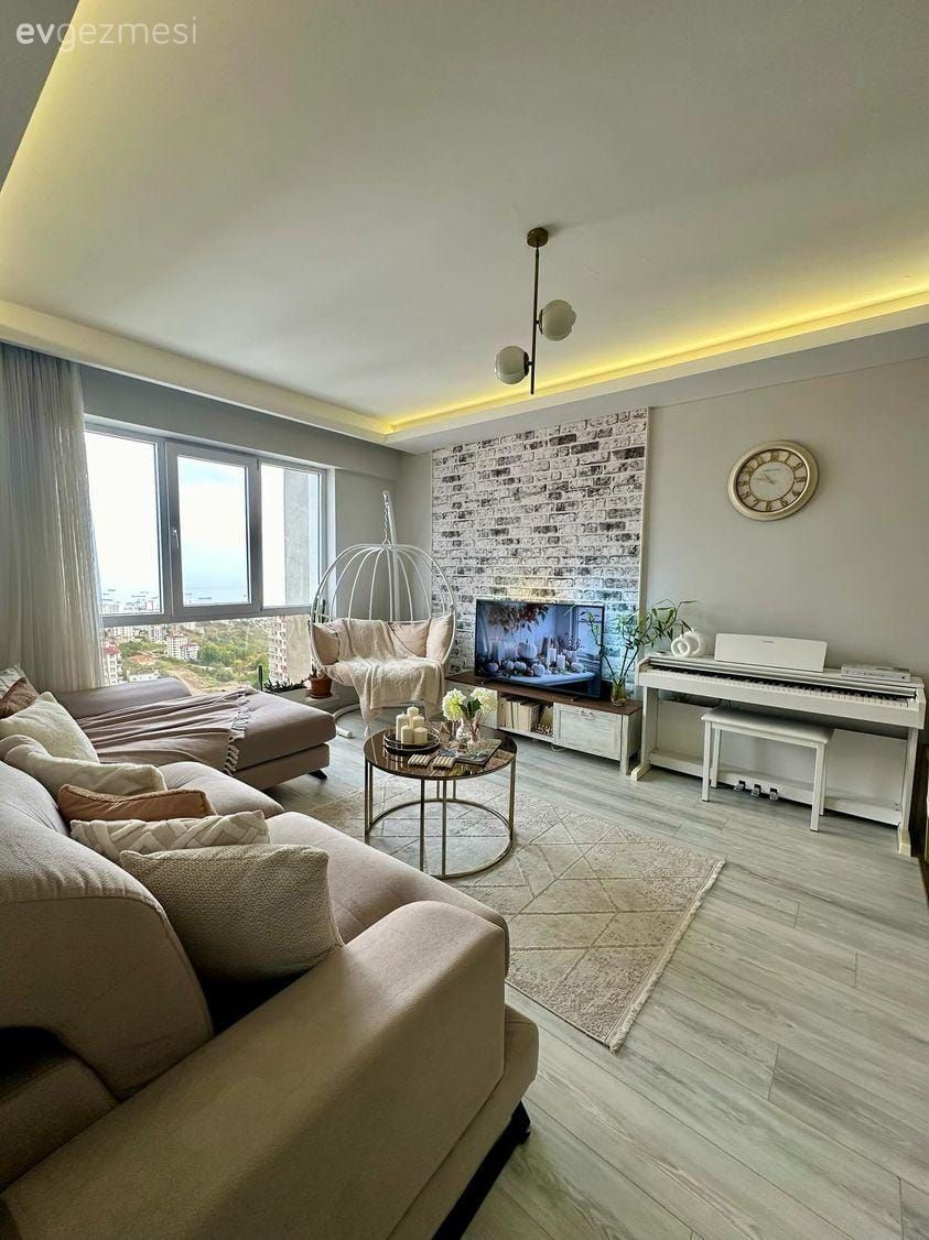 Bu Samsun Evinde Sıcaklığı Yansıtan Bolca Ayrıntı Var!