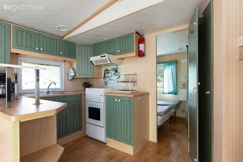 30 M2'lik Bu Prefabrik Evin İçinde 3 Ayrı Oda Var