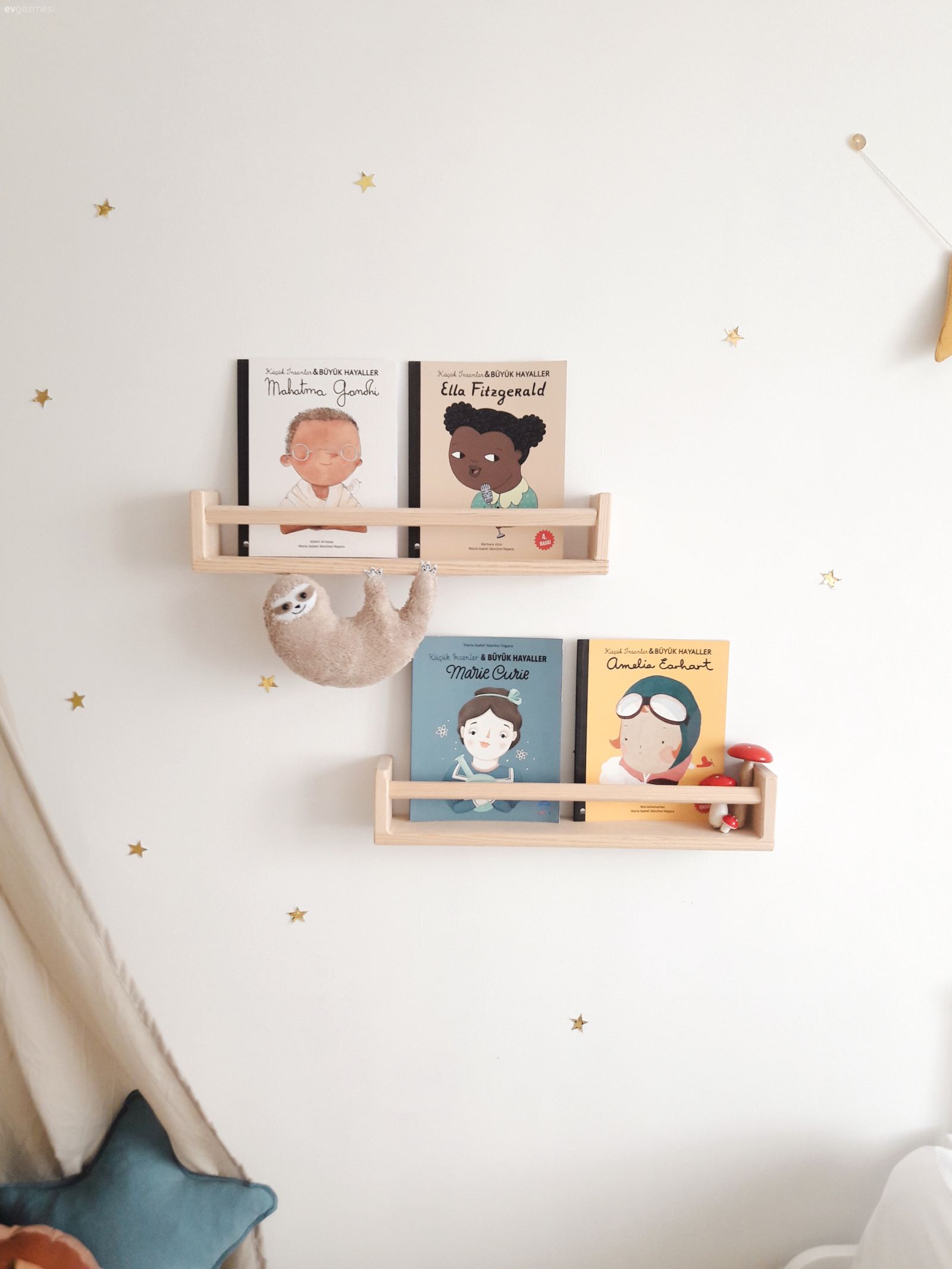 Çocuk odası duvar dekorasyonu, Duvar rafı, Duvar dekorasyonu
