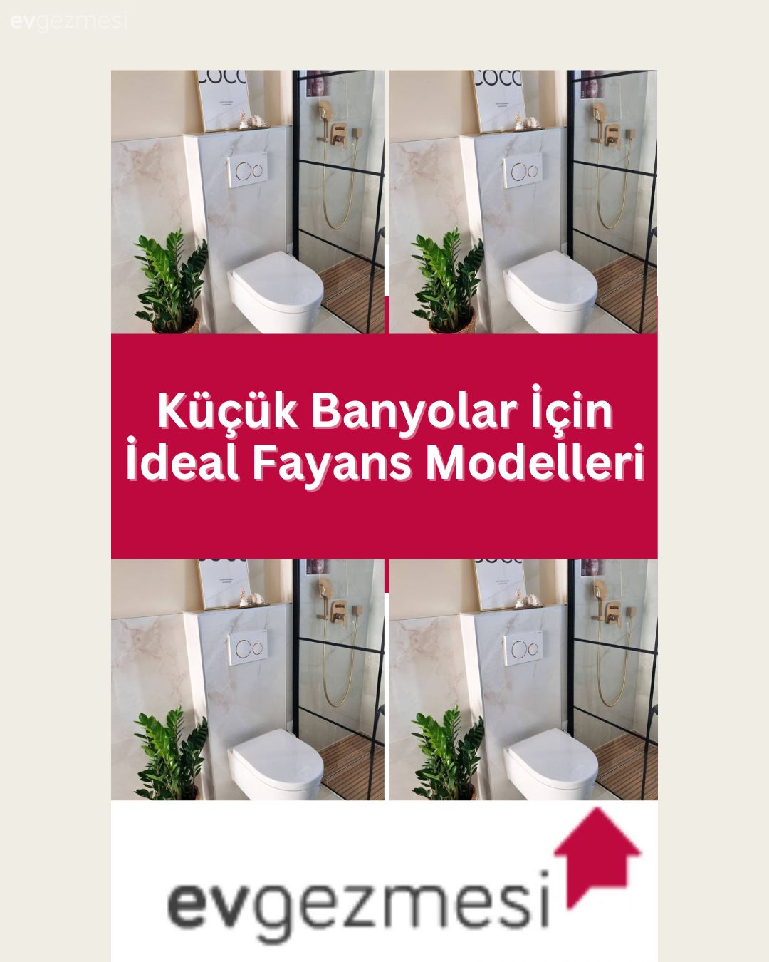 Küçük Banyolar İçin İdeal Fayans Modelleri