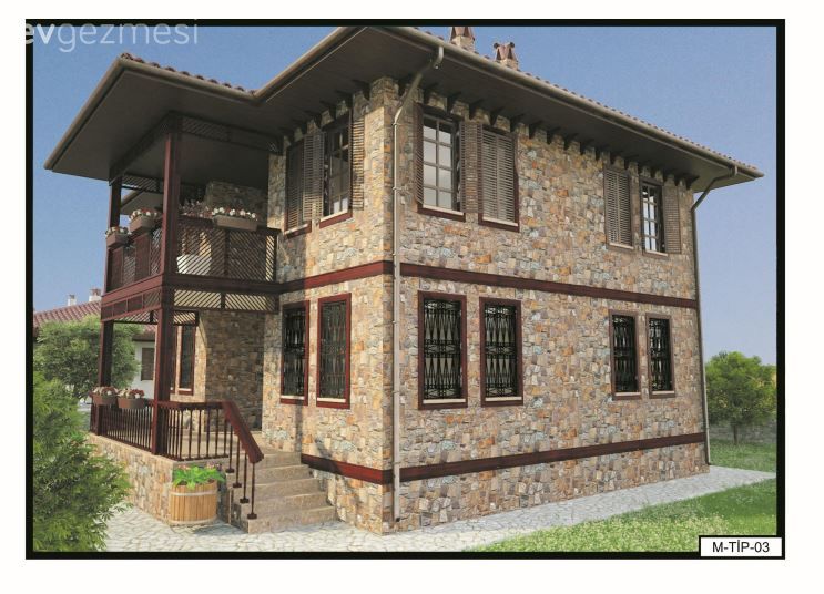 Köy Evi Yapacaklar İçin Bakanlık Onaylı İki Katlı Köy Evi Projeleri!