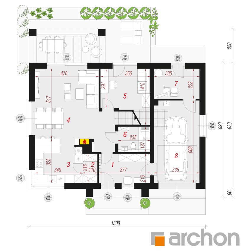Müstakil Ev Yapacaklara Örnek Projeler: 172 M2 Çatı Katlı Ev