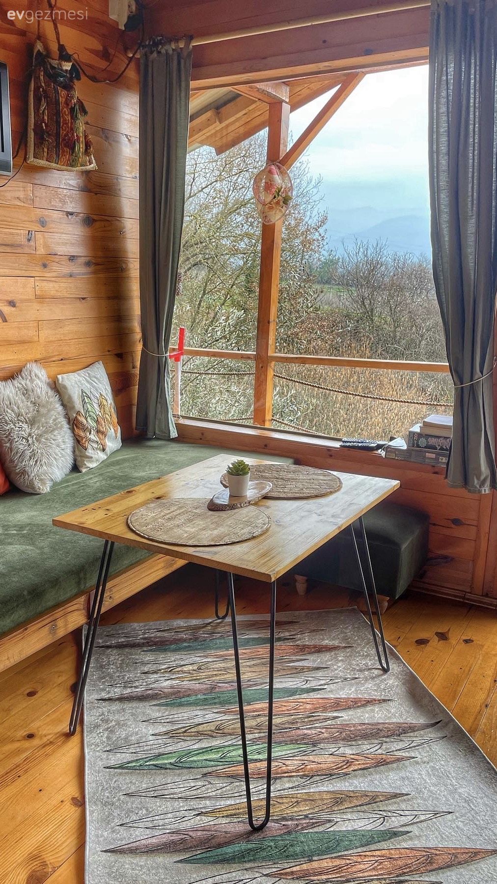 Müstakil Ev Hikayeleri: Eda Hanım'ın 30 M2'lik Ahşap Dağ Evi!