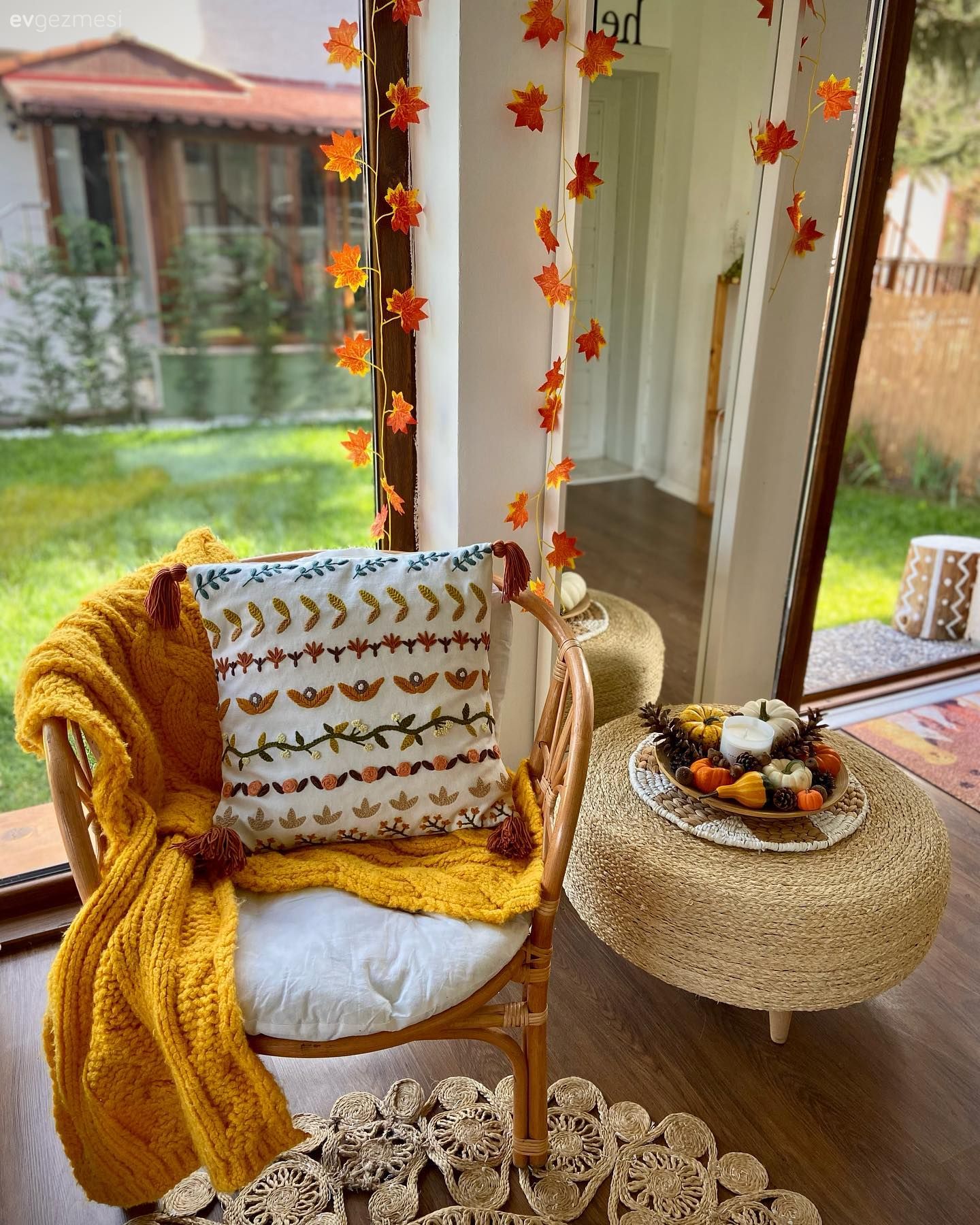 Mevsimlere Göre Kabuk Değiştiren Bu Kış Bahçesinde Her Şey El Emeği!