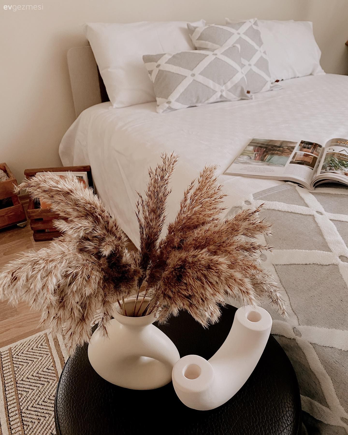 Yatak örtüsü, Yatak Odası, Beyaz, Bej