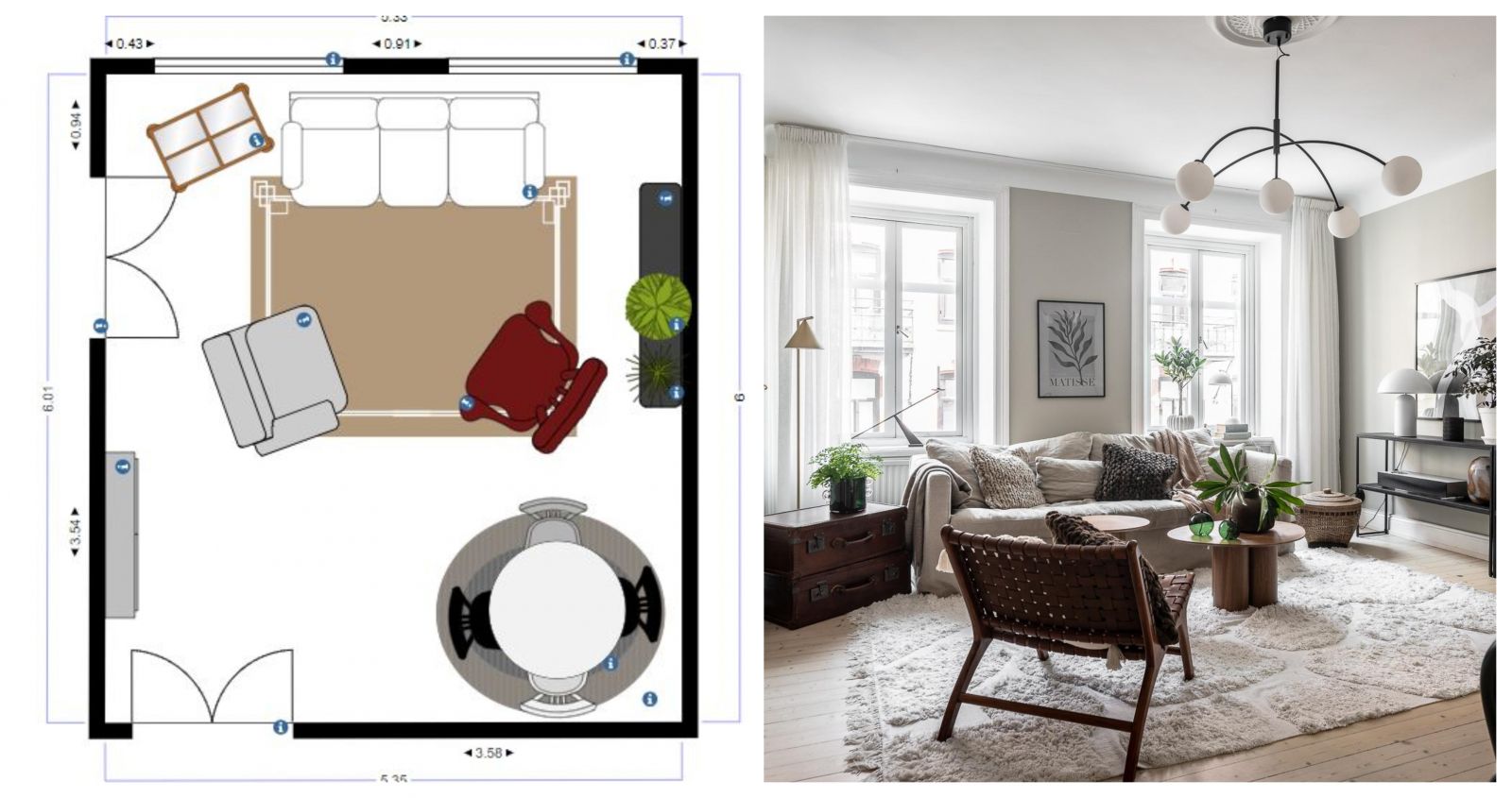 Büyük Salonlarda Eşya Yerleşimi Nasıl Yapılır?