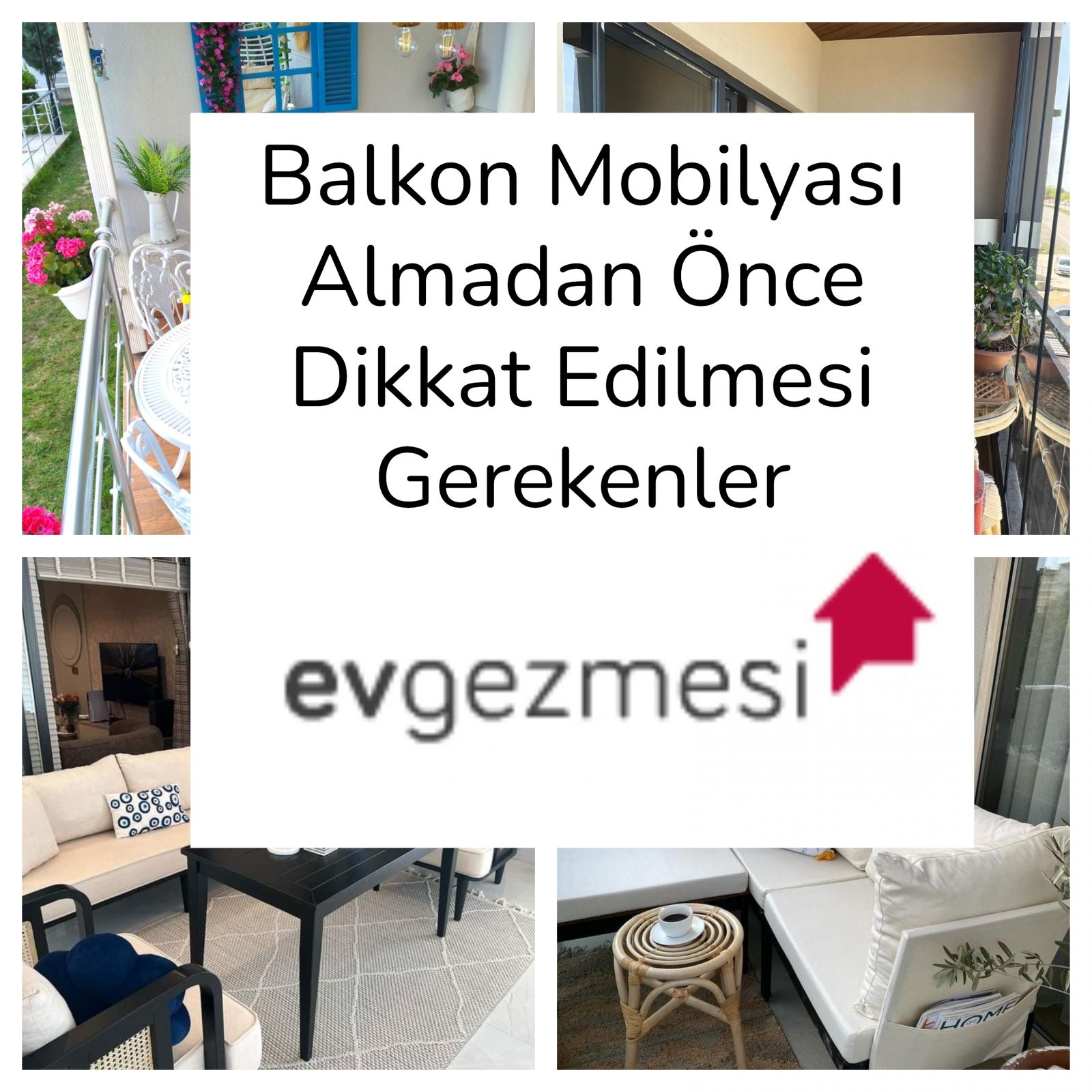 Balkon Mobilyası Almadan Önce Dikkat Edilmesi Gerekenler