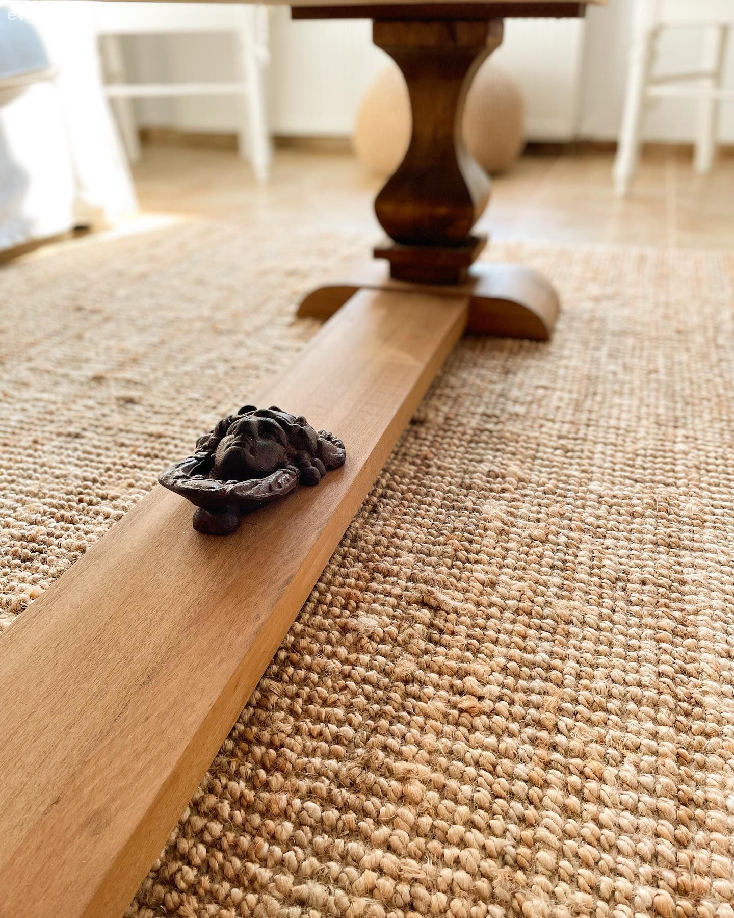 Masif ahşap, Orta sehpa, Sehpa, Jüt halı, Halı