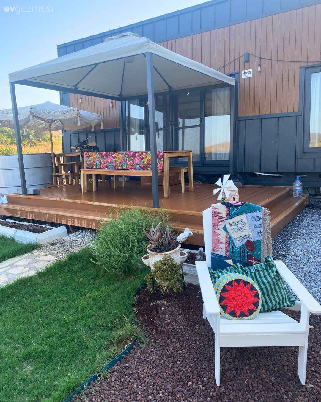 Tiny house, Bahçe, Veranda