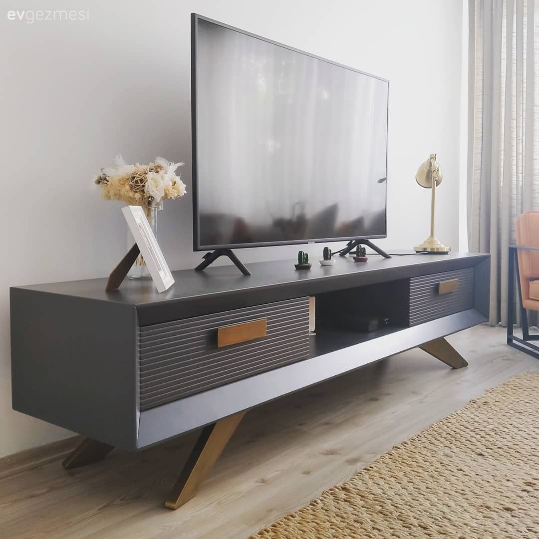 Tv ünitesi, Tv ünitesi aksesuarları, Ev Aksesuar, Siyah, Vazo