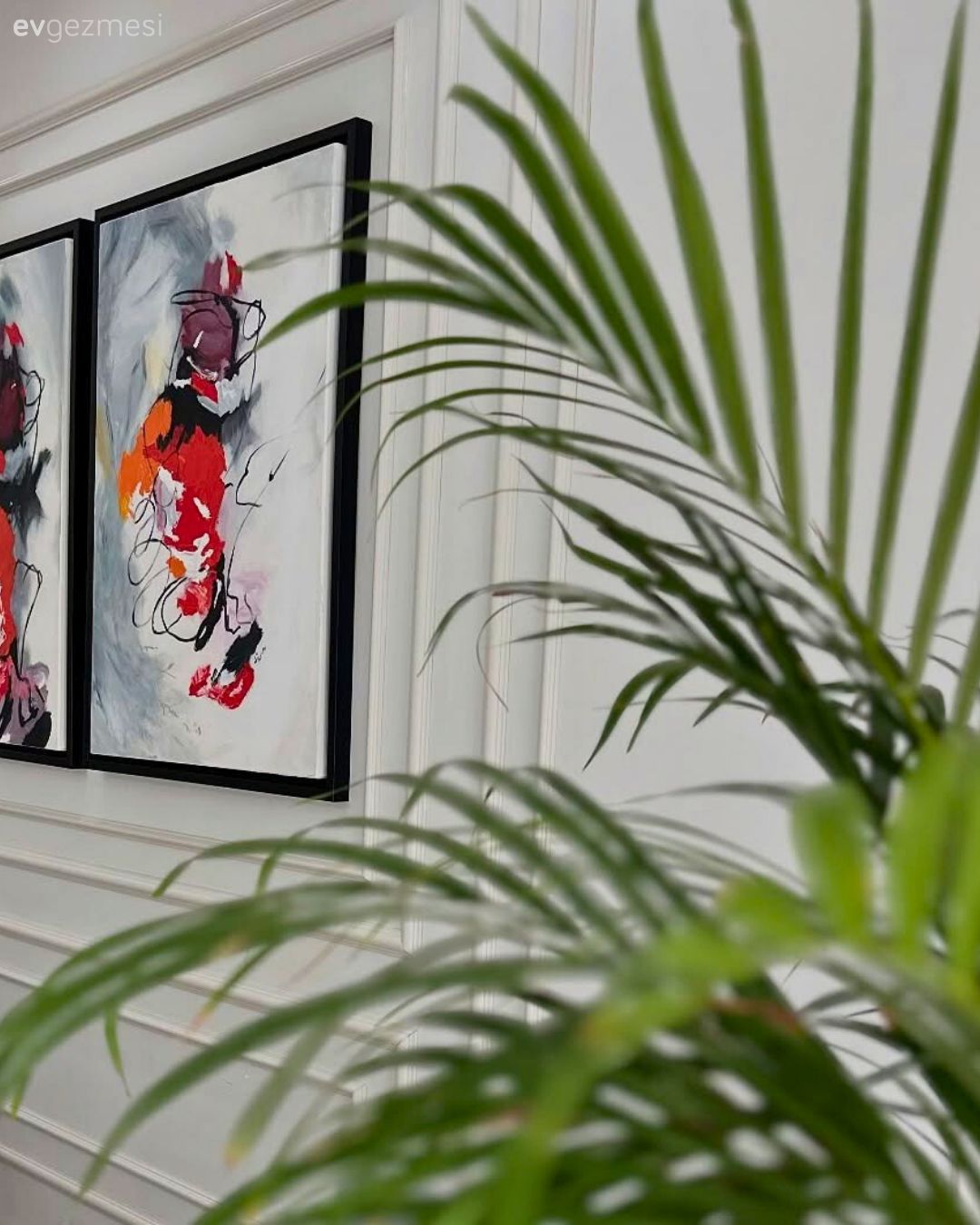 Tablo, Duvar dekorasyonu, Duvar çıtalama, Ev bitkisi