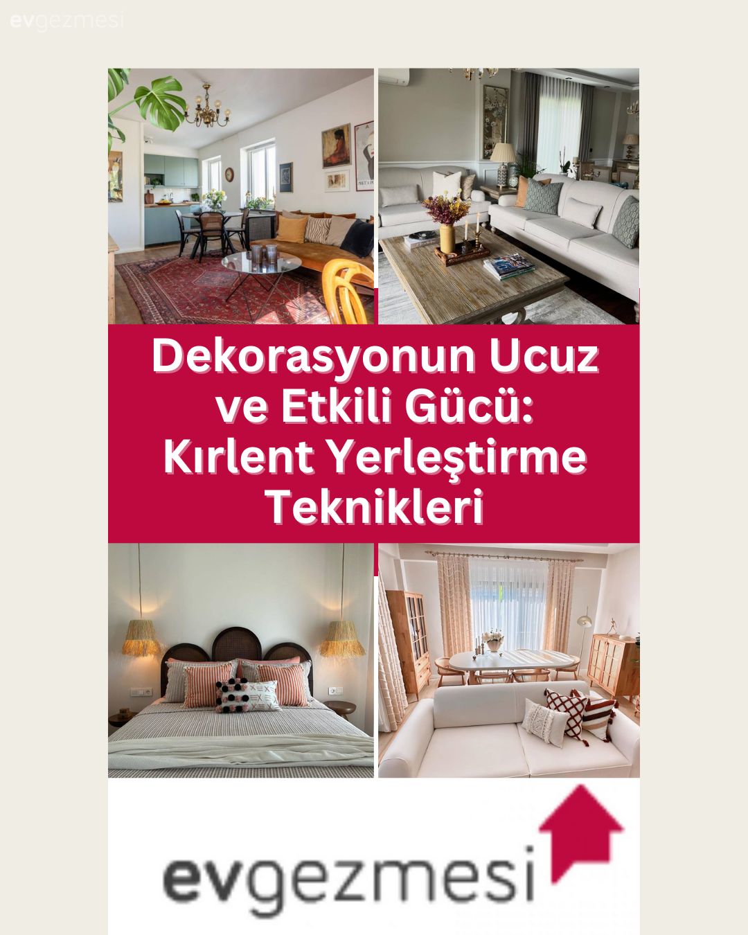 Dekorasyonun Ucuz ve Etkili Gücü: Kırlent Yerleştirme Teknikleri