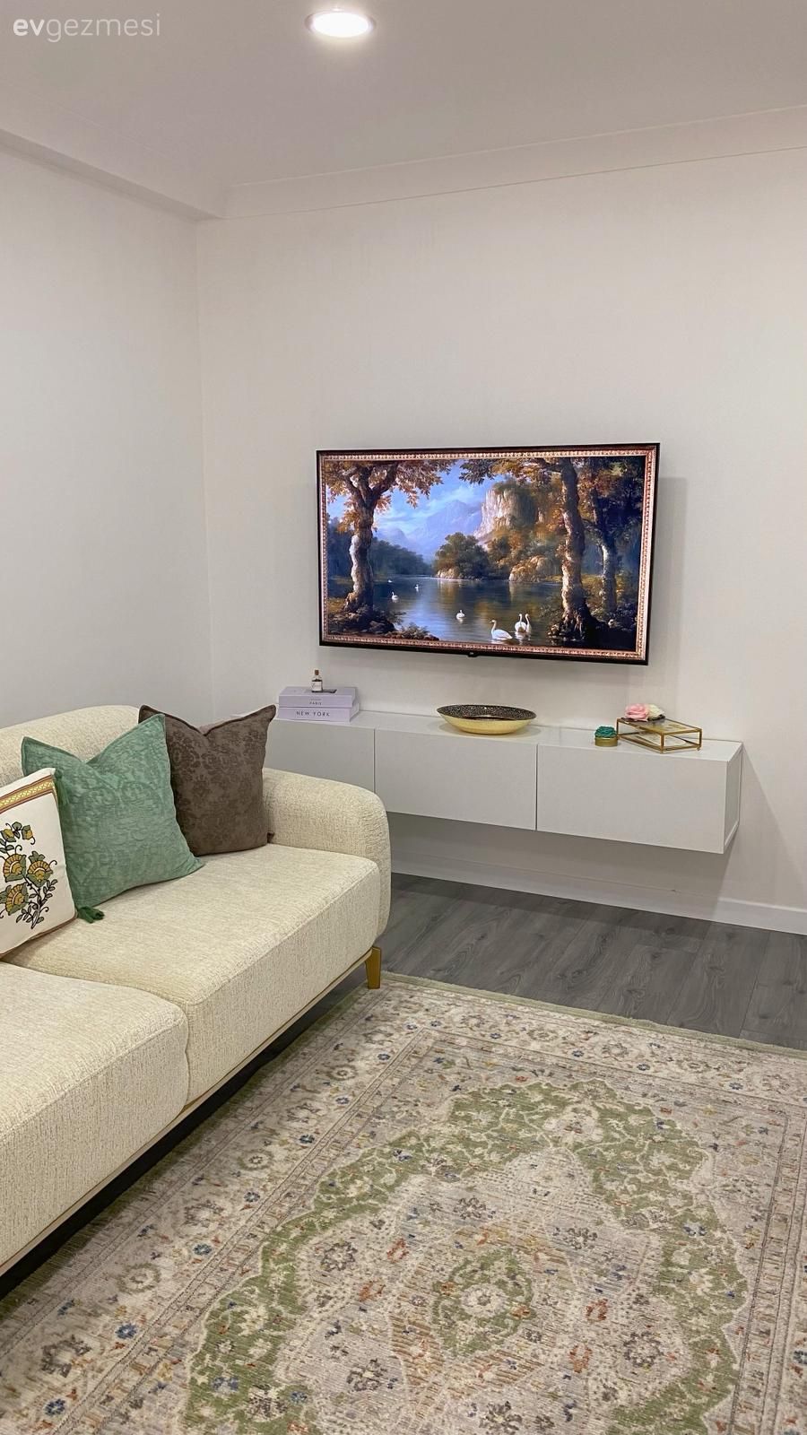 Bu Kocaeli Evinde Büyük Parçalar Modern Detaylar Vintage