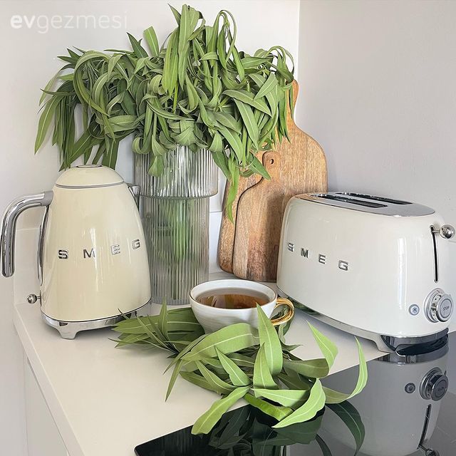 Mutfak aksesuarları, Mutfak, Beyaz, Siyah