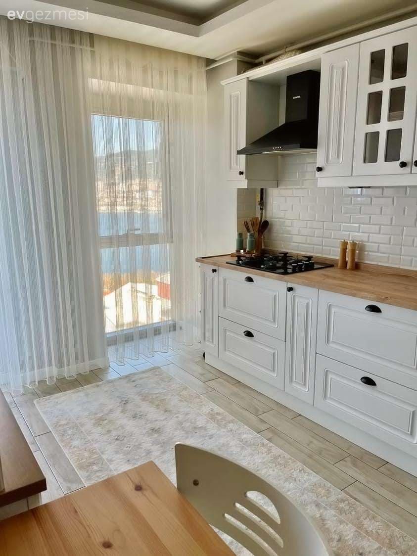 Evinize Taze Bir Soluk Katacak Mutfak Tül Perde Modelleri!