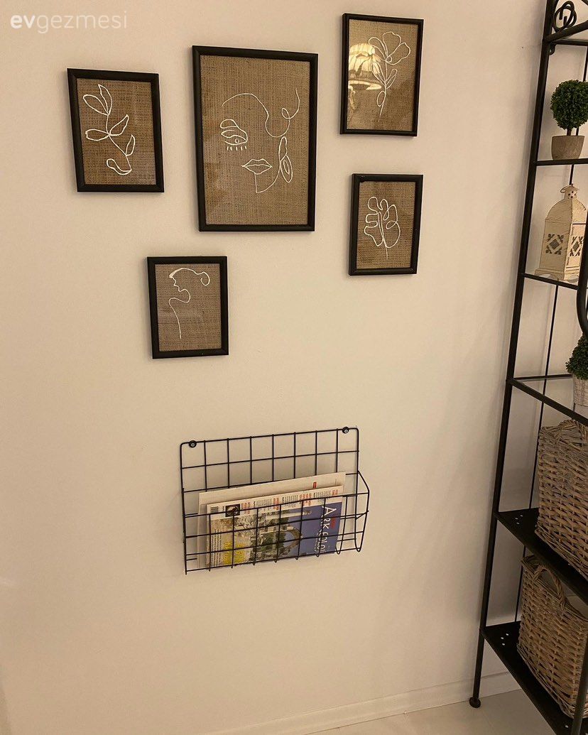 Duvar dekorasyonu, Banyo rafı, Çerçeve