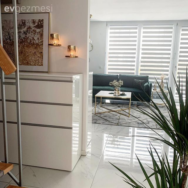 Antre, Beyaz, Dresuar, Tablo, Duvar dekorasyonu, Aplik, Aydınlatma