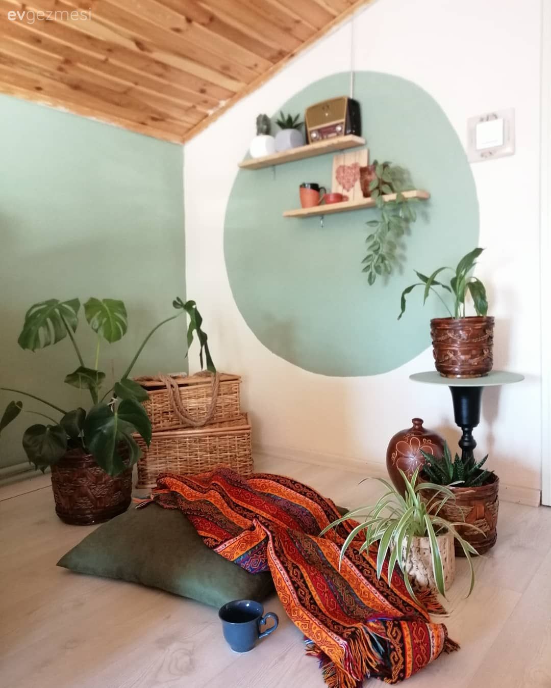 Mint yeşil, Beyaz, Kahverengi, Duvar rafı, Duvar dekorasyonu, Peluş, Kırlent, Ev tekstili, Vazo, Ev Aksesuar, Ev bitkisi, Turuncu, Çiçeklik, Çatı katı, Dubleks evler