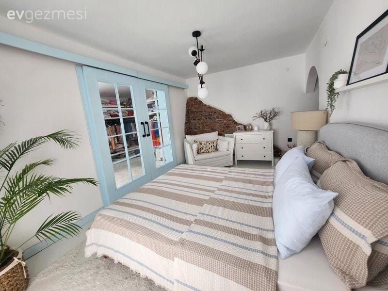 Ankara'da Olsa da Sahil Havası Estiren Bu Ev Değişimiyle Boyut Atlamış!