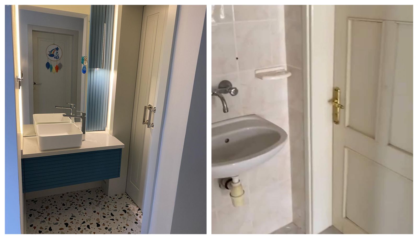 Öncesi&Sonrası: Bu Köy Evindeki Banyo Ortamın Doğallığına Uygun!