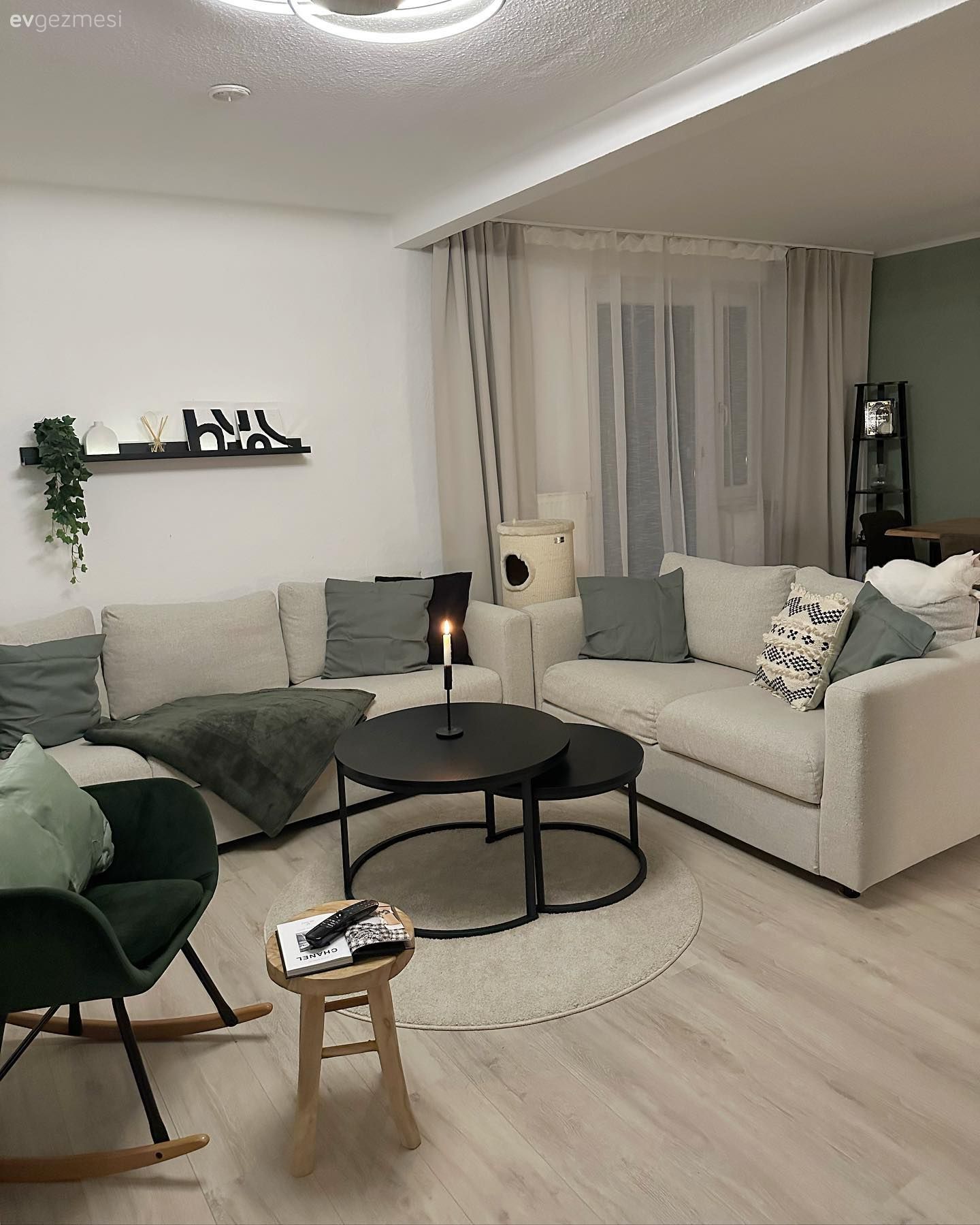 Ev Sıcaklığını Yansıtmak İsteyen Bu Dekor Donuk Görüntüye Karşı!