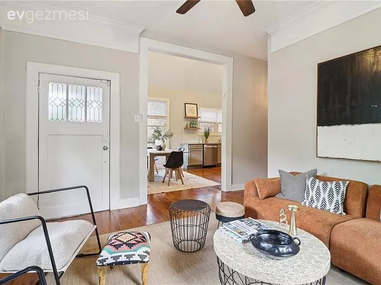 Dizilerden Fırlamışçasına Duran 105 M2'lik Samimi Ev