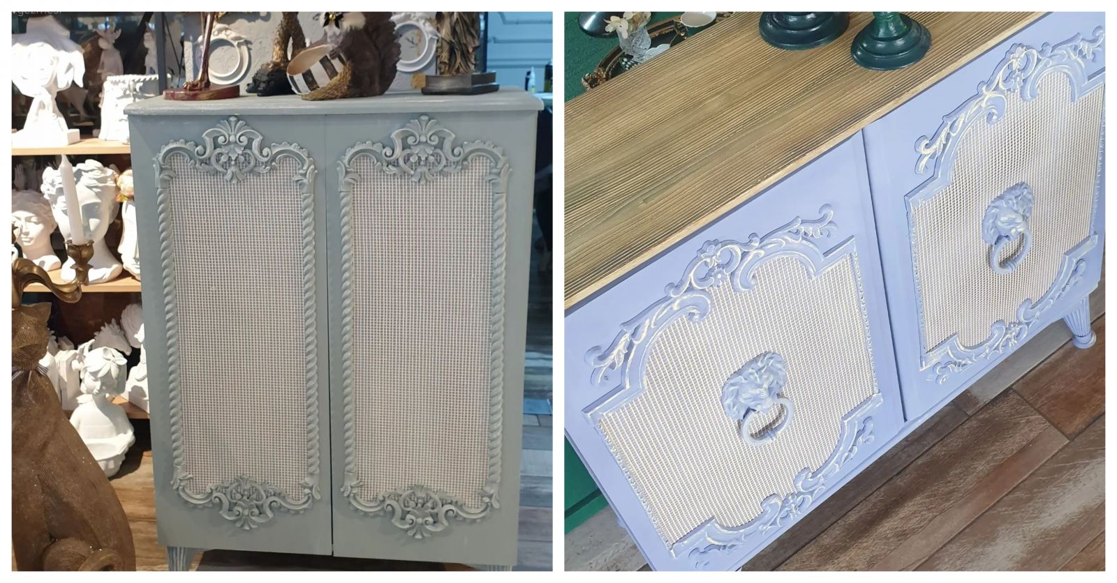 Öncesi&Sonrası: Düz Mobilyalar Adeta Sanat Eserine Dönüşmüş!