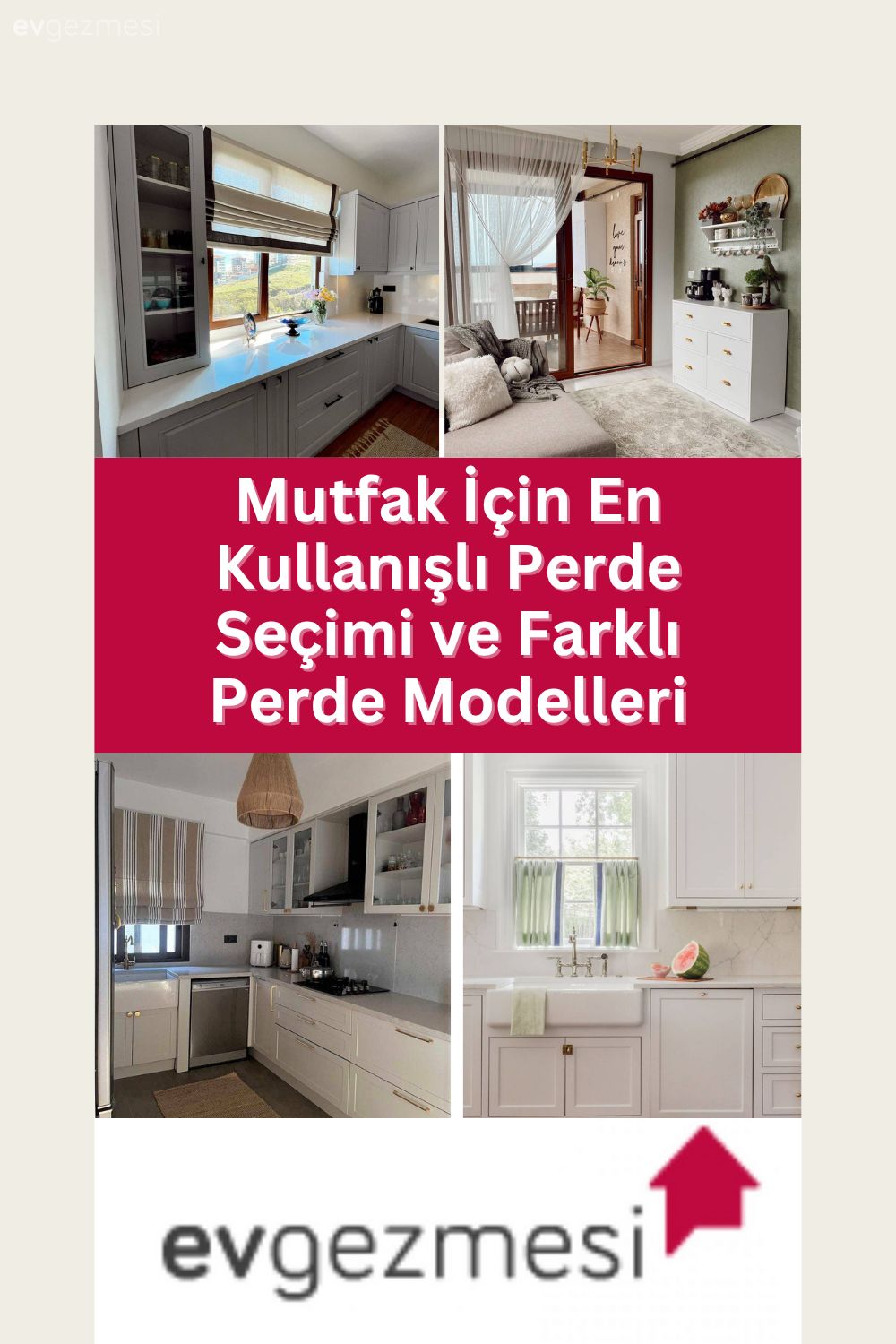 Mutfak İçin En Kullanışlı Perde Seçimi ve Farklı Perde Modelleri