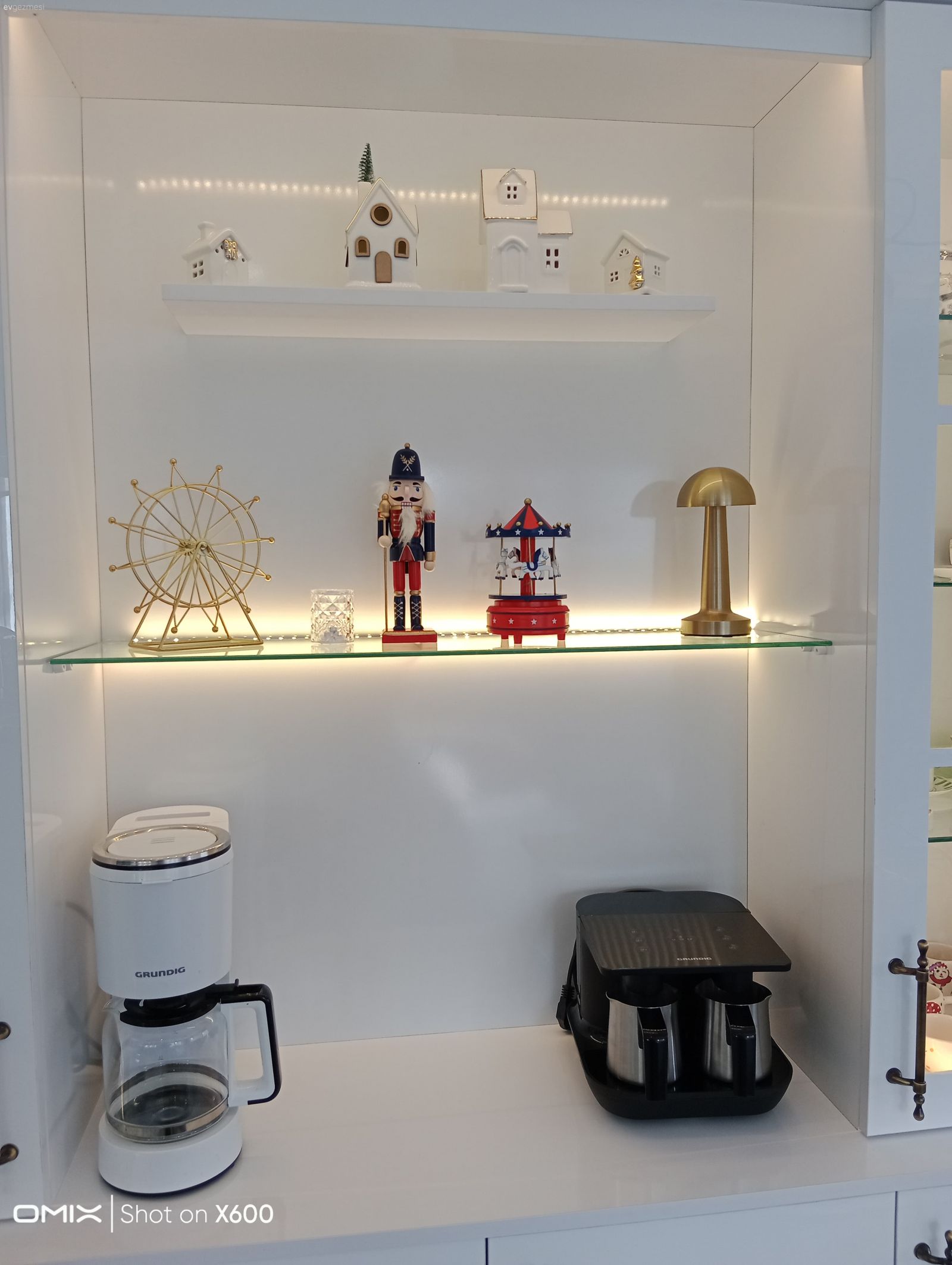 Kahve köşesi, Beyaz, Mutfak aksesuarları, Mutfak