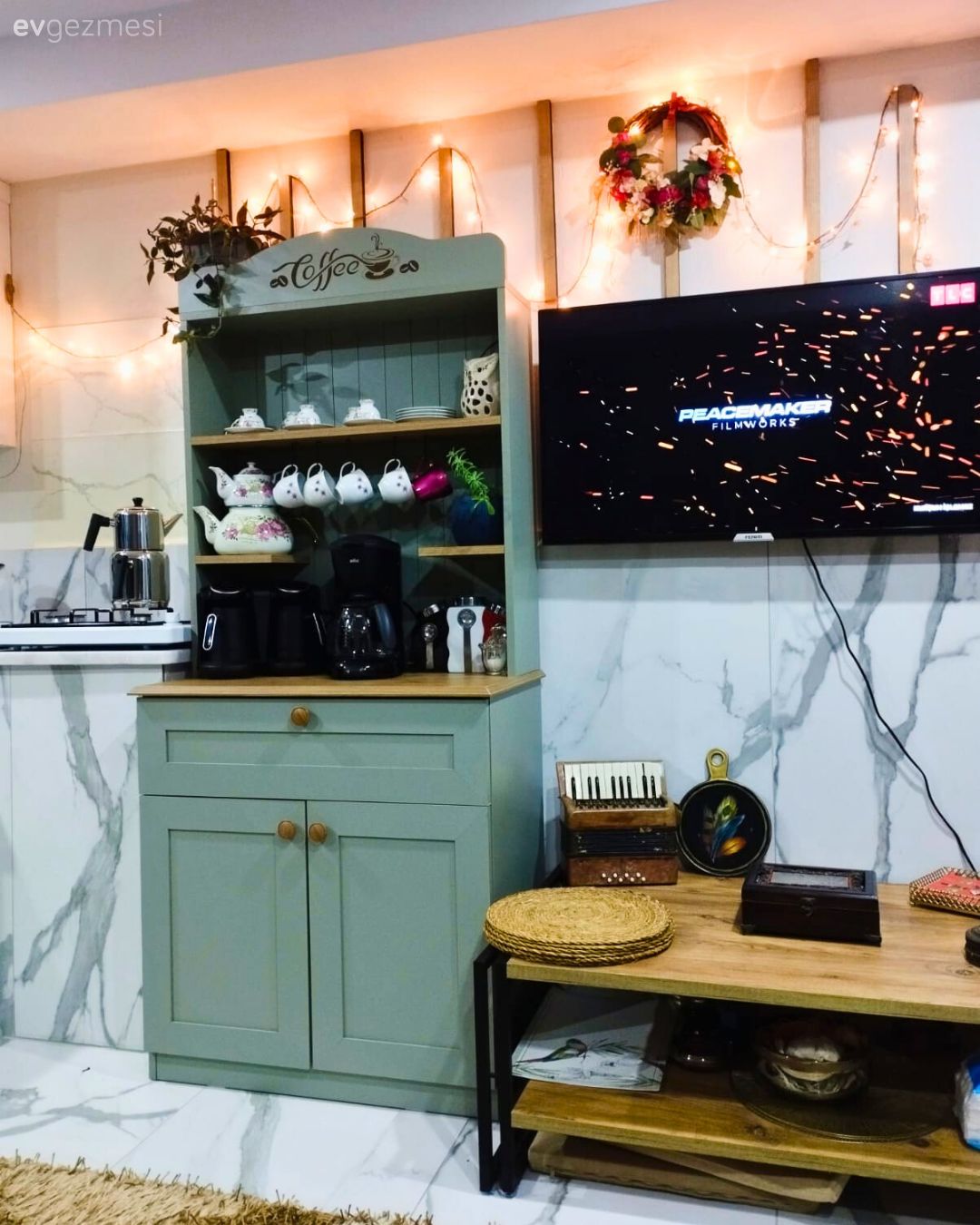 Yeşil, Kahve köşesi