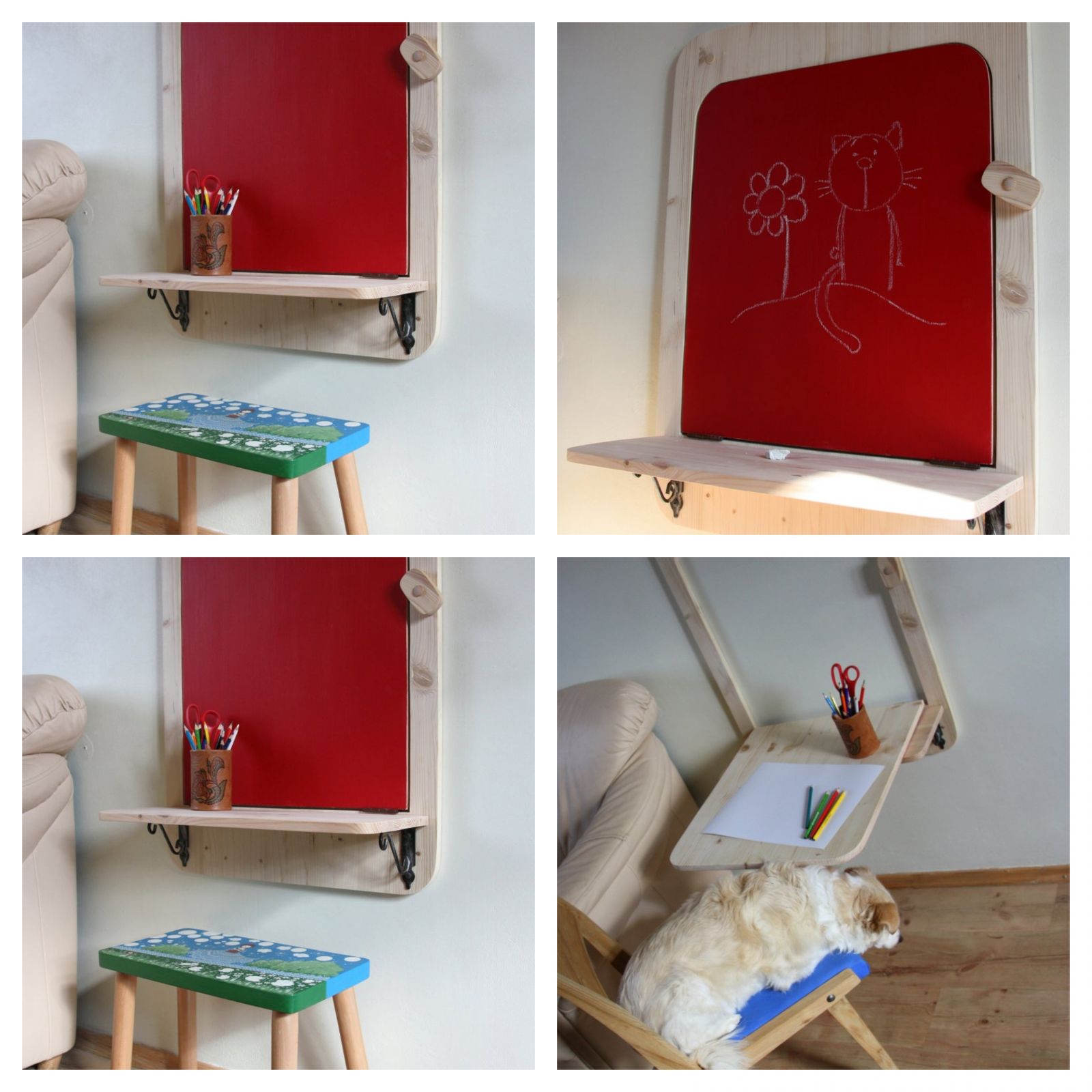 Küçük Alanların Derdine İlaç: Duvara Monte Masalar!