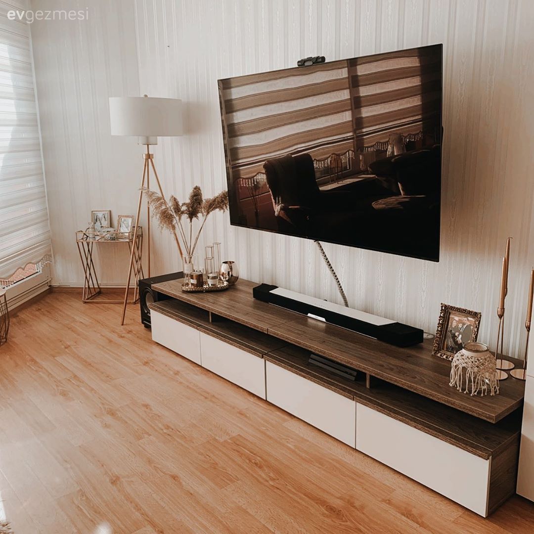 Tv ünitesi, Tv ünitesi aksesuarları, Ev Aksesuar, Beyaz, Siyah, Parke, Lambader, Aydınlatma, Şamdan